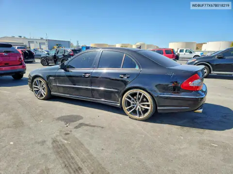 2007 Mercedes-Benz E 63 Amg VIN WDBUF77X67B018219 фото 2