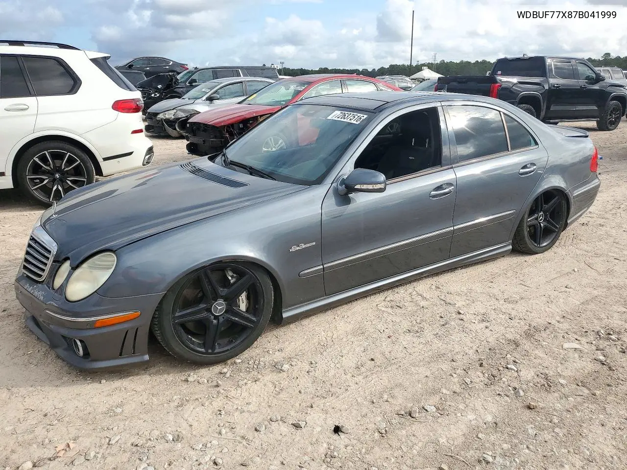 2007 Mercedes-Benz E63 Amg VIN WDBUF77X87B041999 фото 1