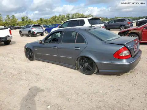 2007 Mercedes-Benz E63 Amg VIN WDBUF77X87B041999 фото 2