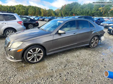 WDDHF8HB8AA120636 — 2010 Mercedes E-Klasse, Задняя часть, фото до ремонта