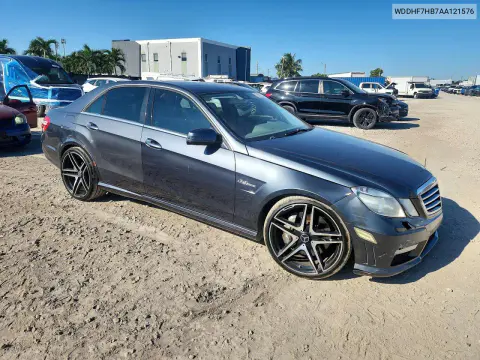2010 Mercedes-Benz E 63 Amg VIN WDDHF7HB7AA121576 фото 4