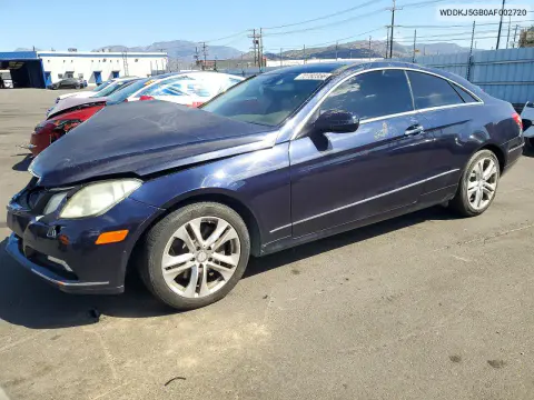 WDDKJ5GB0AF002720 — 2010 Mercedes E-Klasse, Передняя часть, фото до ремонта
