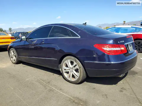 2010 Mercedes-Benz E 350 VIN WDDKJ5GB0AF002720 фото 2