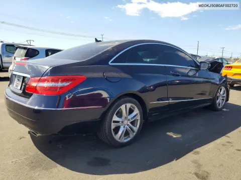 2010 Mercedes-Benz E 350 VIN WDDKJ5GB0AF002720 фото 3