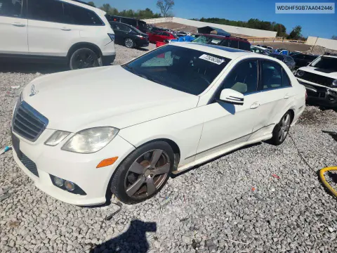 WDDHF5GB7AA042446 — 2010 Mercedes E-Klasse, Сторона, фото до ремонта