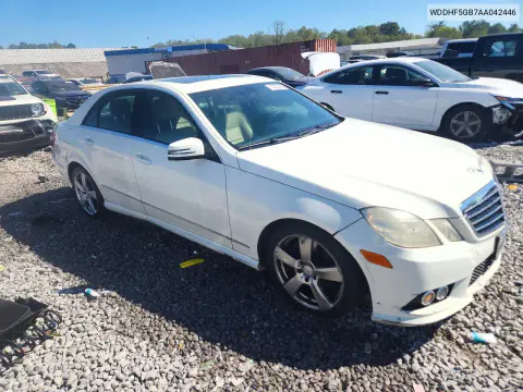 2010 Mercedes-Benz E 350 VIN WDDHF5GB7AA042446 фото 4