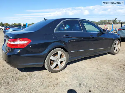 WDDHF8HB5AA169745 — 2010 Mercedes E-Klasse, фото 3 с аукциона Copart, Передняя часть
