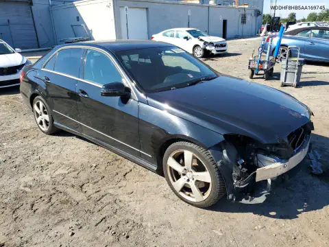 WDDHF8HB5AA169745 — 2010 Mercedes E-Klasse, фото 4 с аукциона Copart, Передняя часть