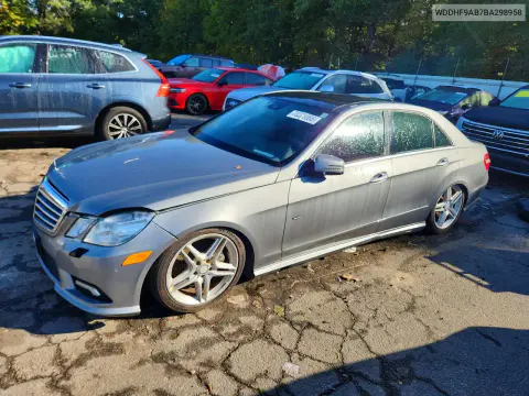 WDDHF9AB7BA298958 — 2011 Mercedes E-Klasse, Передняя часть, фото до ремонта