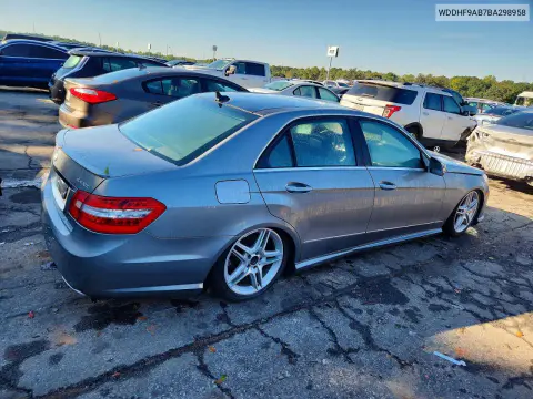 2011 Mercedes-Benz E 550 4Matic VIN WDDHF9AB7BA298958 фото 3