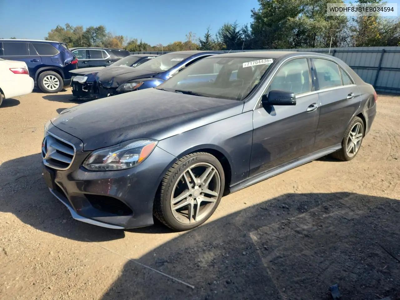 2014 Mercedes-Benz E 350 4Matic VIN WDDHF8JB1EB034594 фото 1