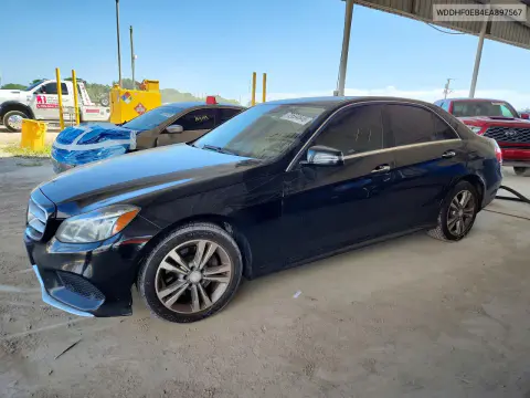 WDDHF0EB4EA897567 — 2014 Mercedes E-Klasse, Подтопление, фото до ремонта