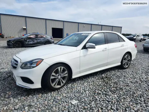 WDDHF5KB0FB086099 — 2015 Mercedes E-Klasse, Передняя часть, фото до ремонта