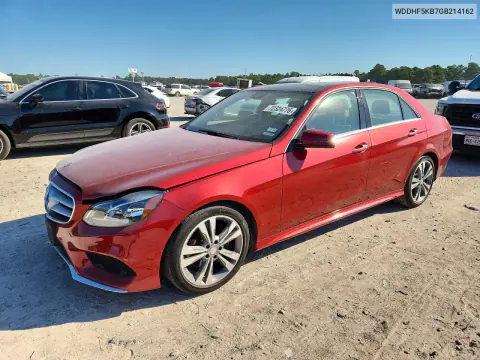 WDDHF5KB7GB214162 — 2016 Mercedes E-Klasse, Неизвестные повреждения, фото до ремонта
