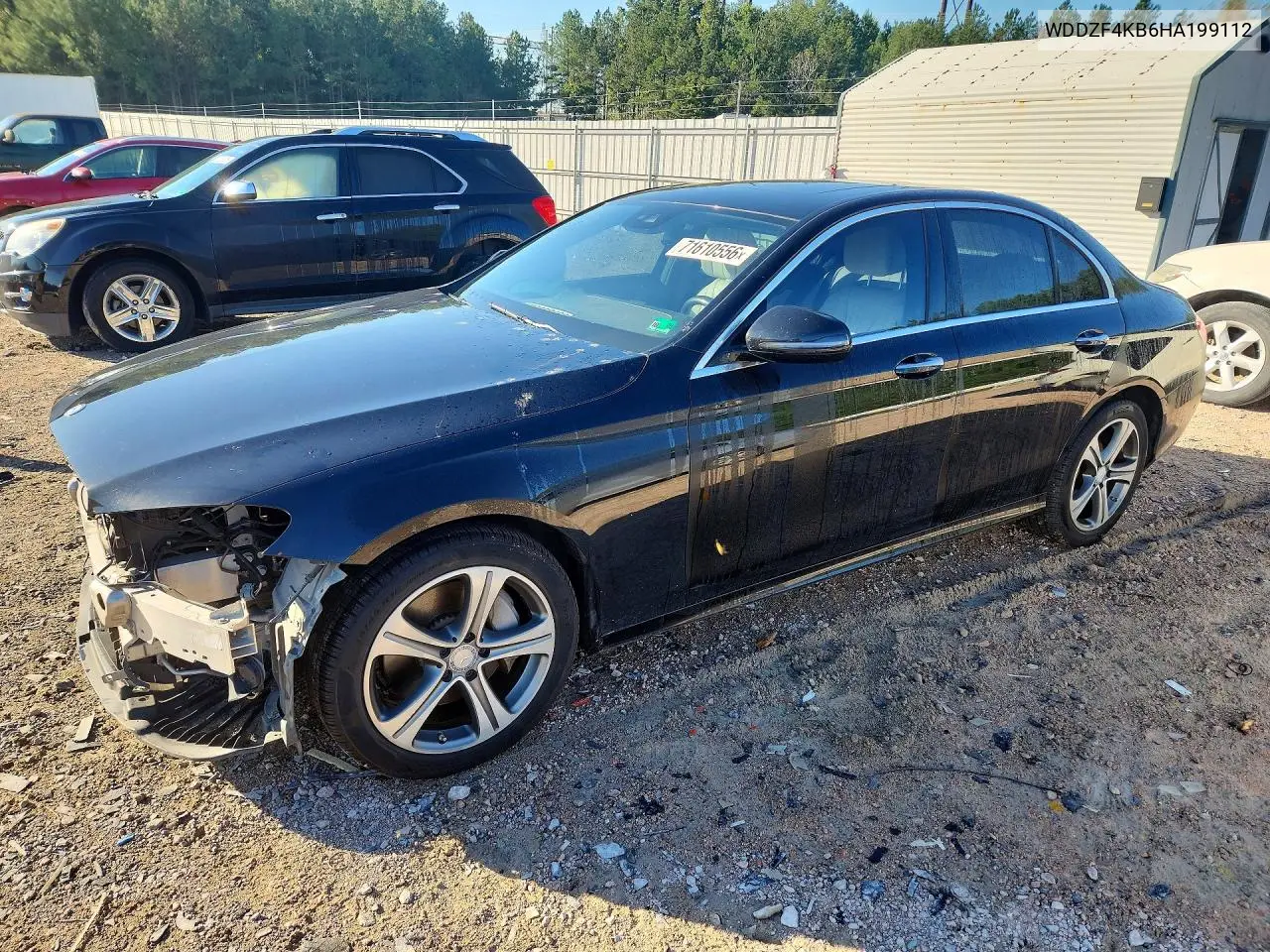 WDDZF4KB6HA199112 Mercedes E-Klasse 2017 — повреждение Передняя часть, фото до ремонта
