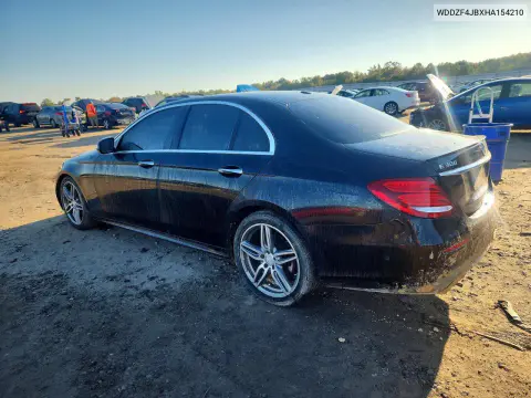 2017 Mercedes-Benz E 300 VIN WDDZF4JBXHA154210 фото 2