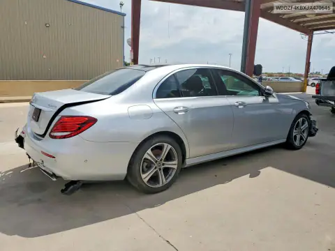 WDDZF4KBXJA470646 — 2018 Mercedes E-Klasse, фото 3 с аукциона Copart 20.10.2026, Передняя часть