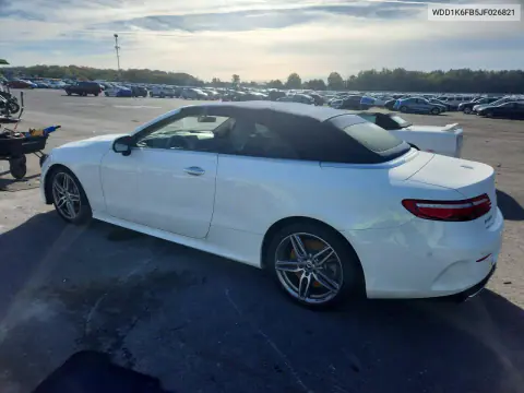 2018 Mercedes-Benz E 400 VIN WDD1K6FB5JF026821 фото 2