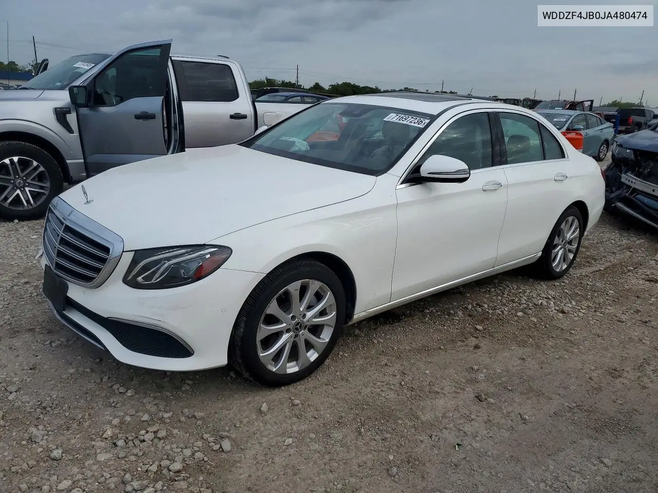 2018 Mercedes-Benz E 300 VIN WDDZF4JB0JA480474 фото 1