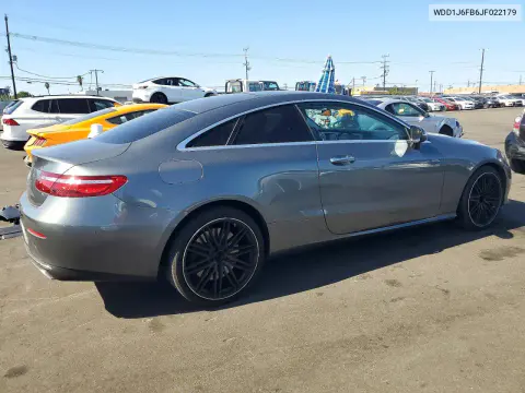 2018 Mercedes-Benz E 400 VIN WDD1J6FB6JF022179 фото 3