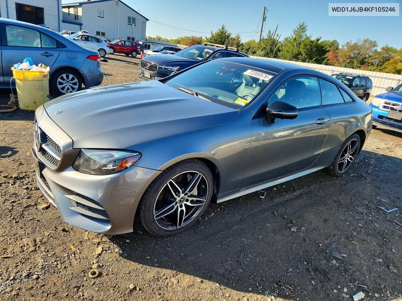 2019 Mercedes-Benz 450 Series VIN WDD1J6JB4KF105246 фото 1