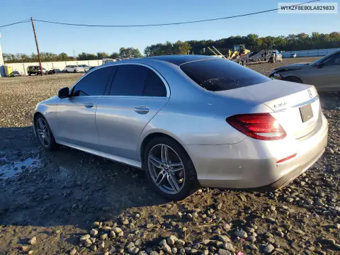 2020 Mercedes-Benz E 350 4Matic VIN W1KZF8EB0LA829833 фото 2
