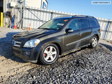 4JGBF71E87A240312 — 2007 Mercedes GL-Klasse, Сторона, фото до ремонта