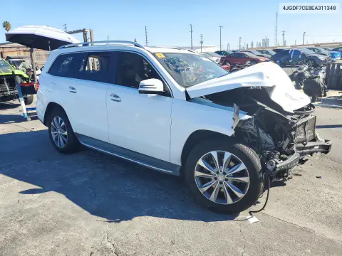 2014 Mercedes-Benz Gl 450 4Matic VIN 4JGDF7CE8EA311348 фото 4