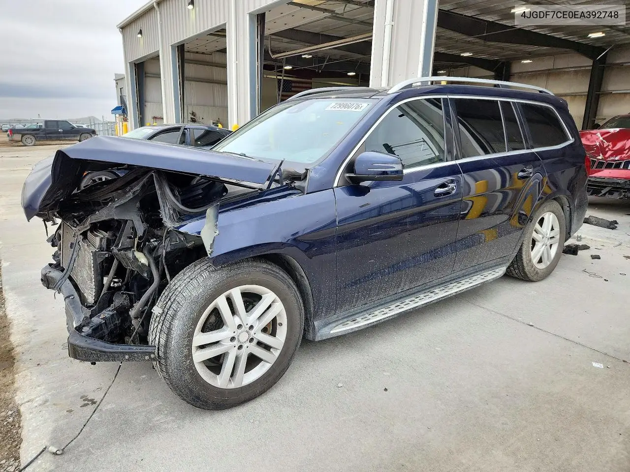 2014 Mercedes-Benz Gl 450 4Matic VIN 4JGDF7CE0EA392748 фото 1