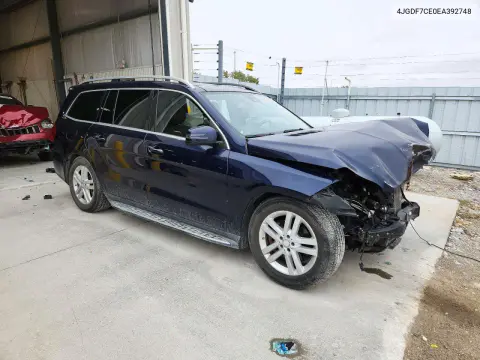 2014 Mercedes-Benz Gl 450 4Matic VIN 4JGDF7CE0EA392748 фото 4