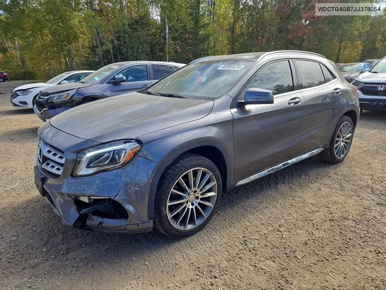 2018 Mercedes-Benz Gla 250 4Matic VIN WDCTG4GB7JJ378054 фото 1