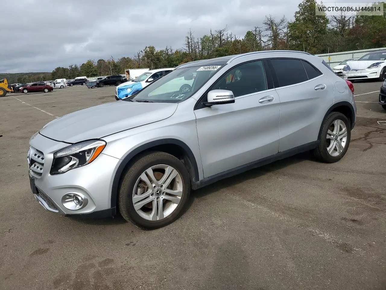 2018 Mercedes-Benz Gla 250 4Matic VIN WDCTG4GB6JJ446814 фото 1