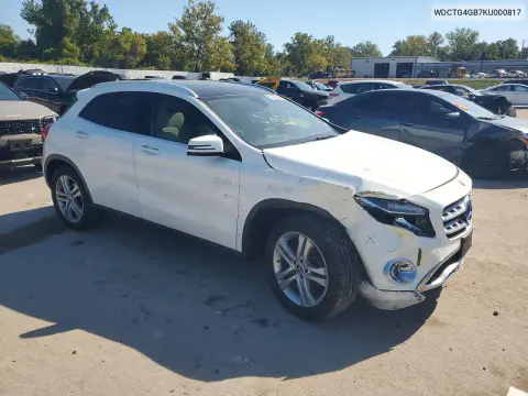 2019 Mercedes-Benz Gla 250 4Matic VIN WDCTG4GB7KU000817 фото 4