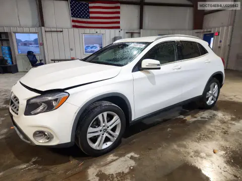 WDCTG4EB4LU025842 — 2020 Mercedes GLA-Klasse, Задняя часть, фото до ремонта