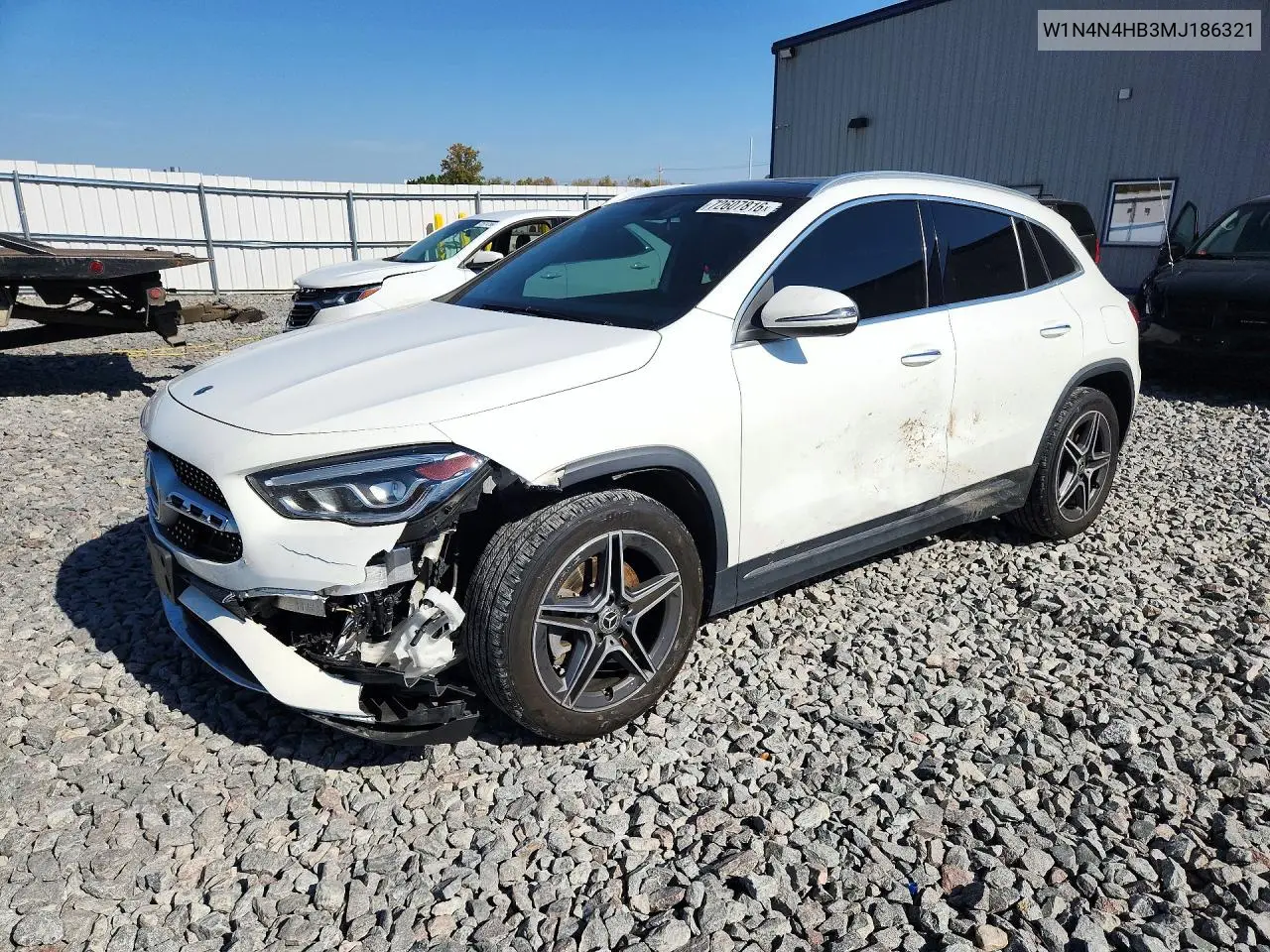 2021 Mercedes-Benz Gla 250 4Matic VIN W1N4N4HB3MJ186321 фото 1