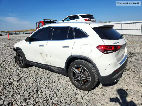 2021 Mercedes-Benz Gla 250 4Matic VIN W1N4N4HB3MJ186321 фото 2