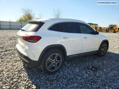 2021 Mercedes-Benz Gla 250 4Matic VIN W1N4N4HB3MJ186321 фото 3