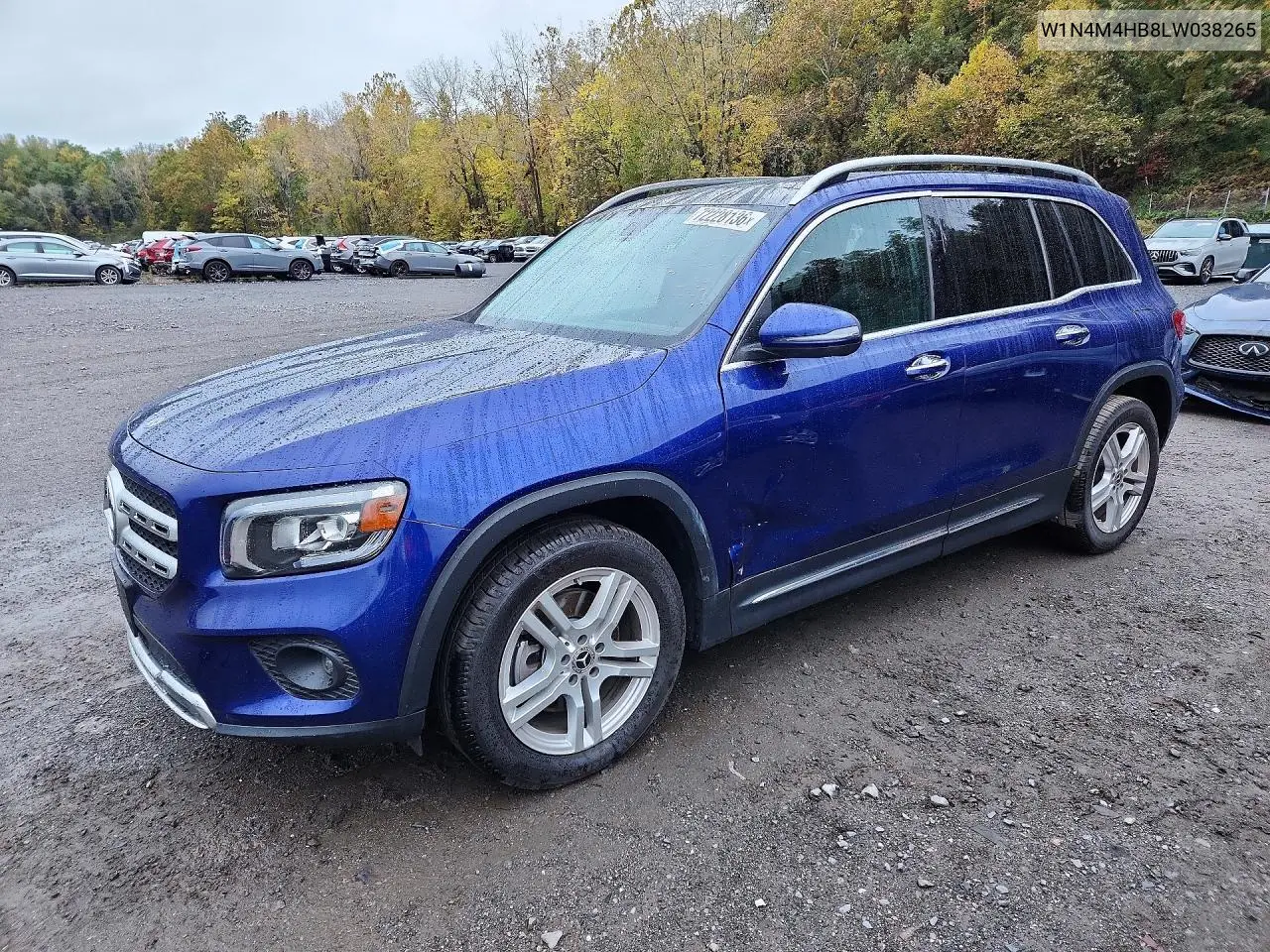 2020 Mercedes-Benz Glb 250 4Matic VIN W1N4M4HB8LW038265 фото 1