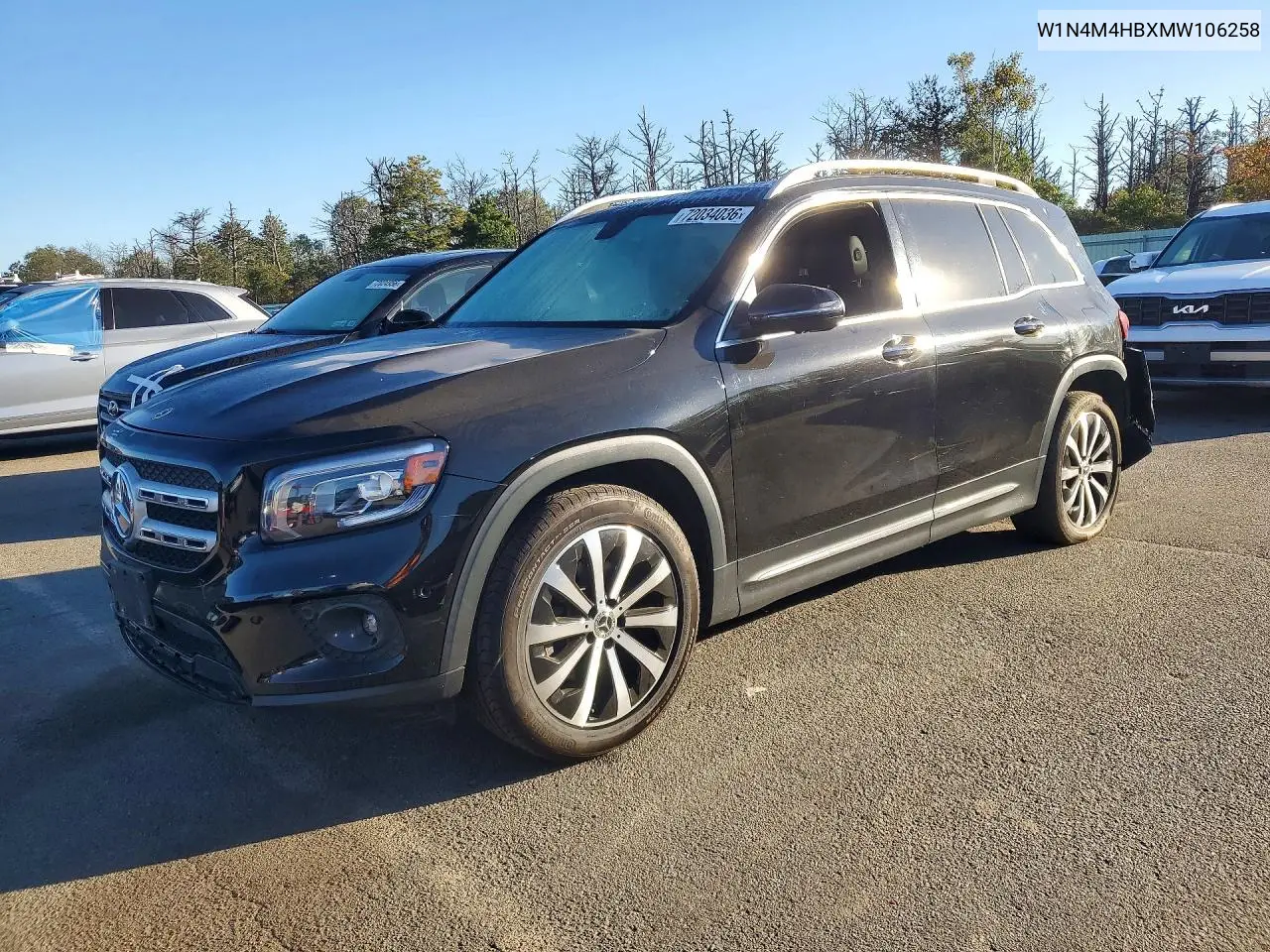 2021 Mercedes-Benz Glb 250 4Matic VIN W1N4M4HBXMW106258 фото 1