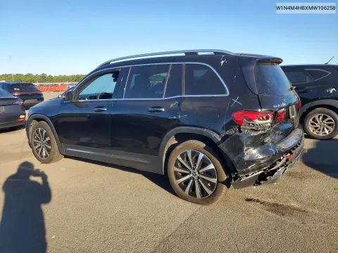 2021 Mercedes-Benz Glb 250 4Matic VIN W1N4M4HBXMW106258 фото 2