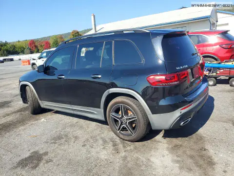 2021 Mercedes-Benz Glb 250 4Matic VIN W1N4M4HB3MW148321 фото 2
