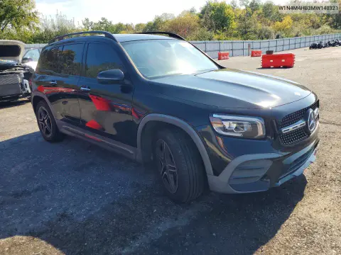 2021 Mercedes-Benz Glb 250 4Matic VIN W1N4M4HB3MW148321 фото 4