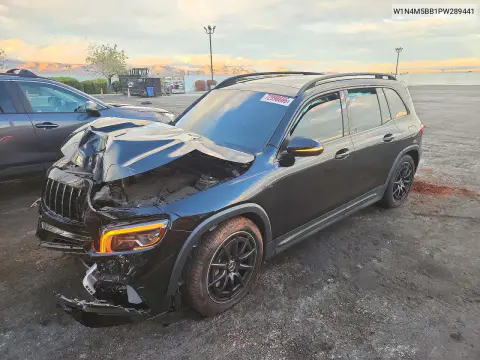 W1N4M5BB1PW289441 — 2023 Mercedes GLB, Передняя часть, фото до ремонта