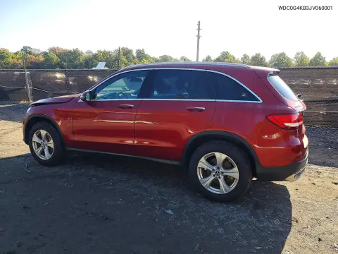 2018 Mercedes-Benz Glc 300 4Matic VIN WDC0G4KB3JV060001 фото 2