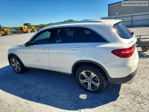 2018 Mercedes-Benz Glc 300 4Matic VIN WDC0G4KB2JV091109 фото 2