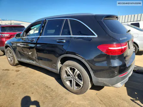 2019 Mercedes-Benz Glc 300 4Matic VIN WDC0G4KB1KF655098 фото 2