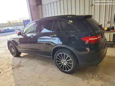 2019 Mercedes-Benz Glc 350E VIN WDC0G5EB9KF611772 фото 2