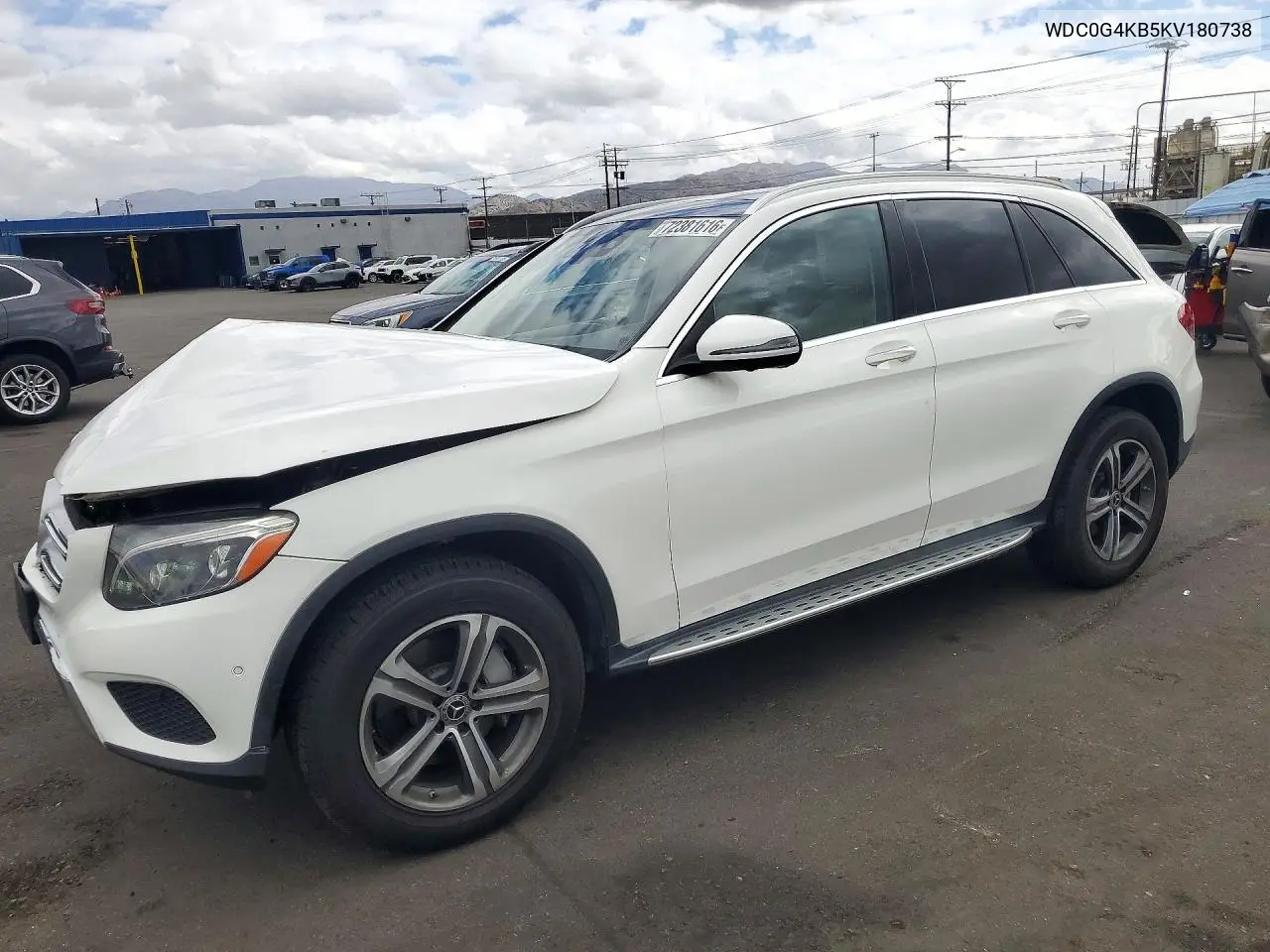 2019 Mercedes-Benz Glc 300 4Matic VIN WDC0G4KB5KV180738 фото 1