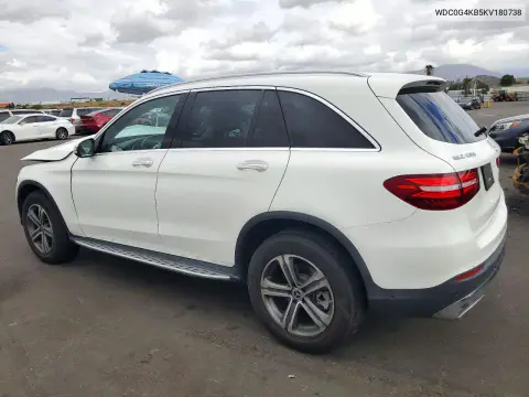 2019 Mercedes-Benz Glc 300 4Matic VIN WDC0G4KB5KV180738 фото 2