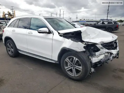 2019 Mercedes-Benz Glc 300 4Matic VIN WDC0G4KB5KV180738 фото 4
